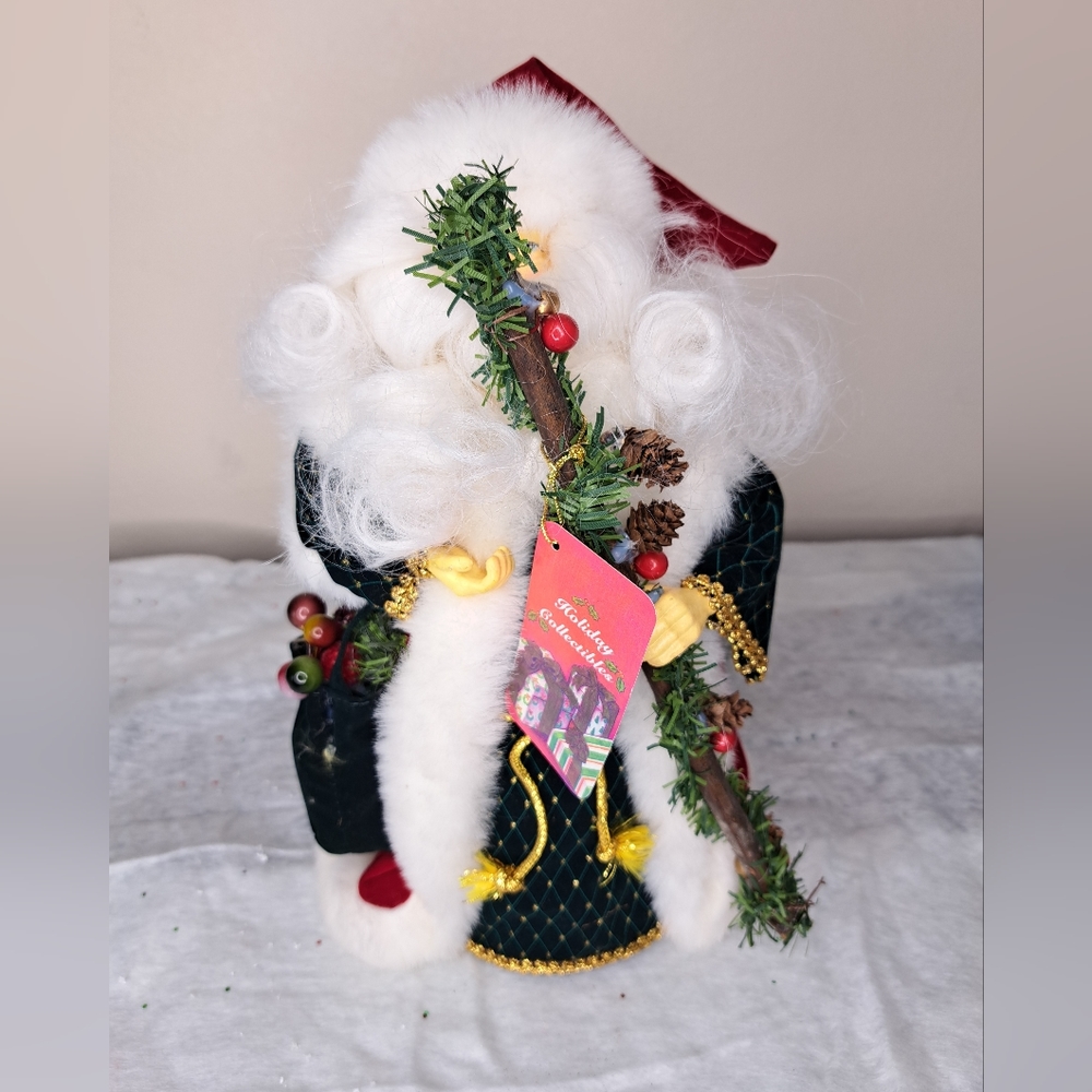NWT 1996 Vintage Studio 33 Hearth & Home Santa Claus Tree Topper